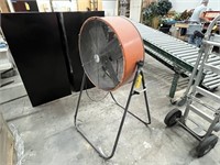 MAX AIR HIGH VELOCITY BARREL FAN ON STAND - 24''