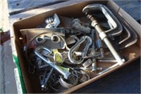 Box of Clamps & Misc Hardware