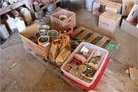 Pallet of Misc Fasteners & Hardware