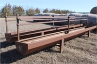 2 - 20' Common Sense Fenceline Steel Bunks
