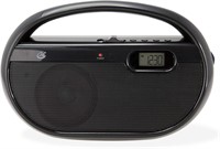 GPX R602B AM/FM Radio, Digital Clock (Black)