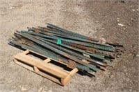 Pallet of 50 - 6' Steel Fence Posts