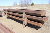 3 - 20' Steel Feed Bunks