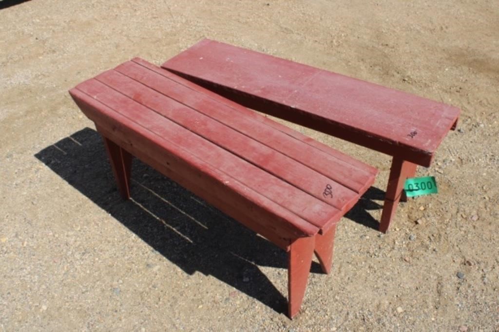 2 - 43" Outdoor Benches
