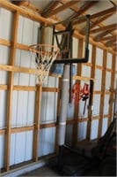 Adjustable Fiberglass Basketball Hoop