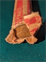 1960-D roll of pennies
