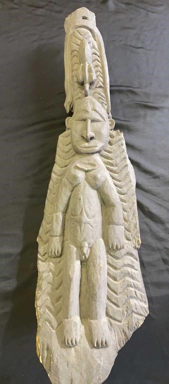 Papua New Guinea Art Male Ancestor wood carving