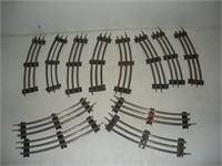 (12) Gilbert American Flyer O Gauge Curved Track