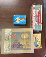 Vintage toys with boxes group in mixed condition w