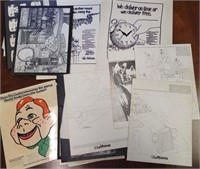 Advertising Material, mostly 1970s, includes many