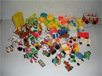 Assorted Plastic Toys - Fisher Price & Others