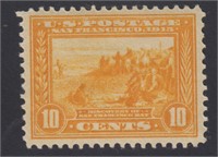 US Stamps #400 Mint HR attractive 10 cent perf 12