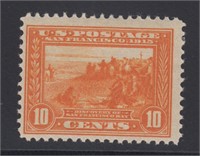 US Stamps #400A Mint LH orange 10 cent perf 12 Pan