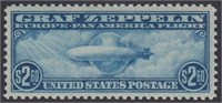 US Stamps #C15 Mint LH well centered $2.60 Zeppeli