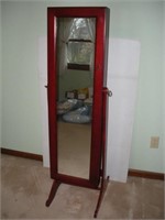 Lori Greiner Jewelry Armoire w/Mirror & Key