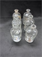 Vintage PYREX Lab Bottles (6) 7”