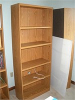 Oak Book Shelf  29x12x71