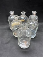 Vintage PYREX Lab Bottles (6)7”