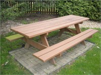 Wood Picnic Table  96x32