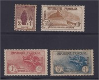 France Stamps #B20-B23 Mint HR attractive 1926 Sem