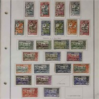 Inini Stamps Mint Hinged group of 60 out of the 72