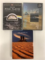 Pink Floyd & Led Zeppelin Music DVDs