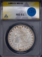 883 Morgan Silver Dollar Coin