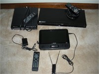 Phillips Portable TV, Kodak Dvd & Sony Blu-Ray