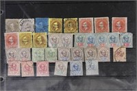 Sarawak Stamps mint and used accumulation on page