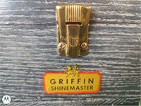 GRIFFIN SHINE MASTER SHOE SHINE BOX WITH SUPPLIES