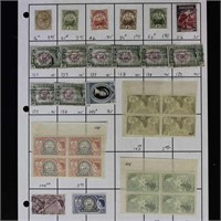 Bermuda Stamps on pages, mint and used, CV $118