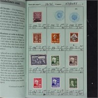 Norway & Denmark Stamps in APS Booklets, Total CV