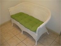 Wicker Resin Loveseat  57 inches long