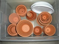 Terracotta Flower Pots   largest 6 inches