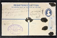 India Stamps India Registered Letter Envelope