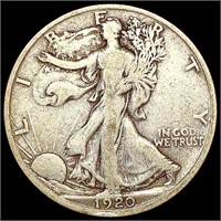 1920-D Walking Liberty Half Dollar LIGHTLY