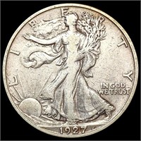 1927-S Walking Liberty Half Dollar LIGHTLY