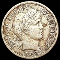 1905-S Mercury Dime CLOSELY UNCIRCULATED
