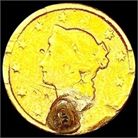 1851 Rare Gold Dollar NICELY CIRCULATED