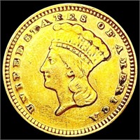 1859 Rare Gold Dollar NEARLY UNCIRCULATED