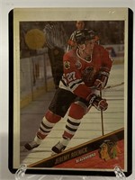 NHL Hockey Card Jeremy Roenick #27 1992-92 Leaf
