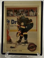 NHL Hockey Card Pavel Bure #10 1991-92
