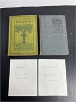MacBeth and Treasure Island 1st Editions