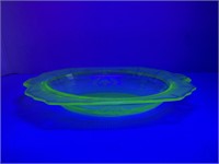 Uranium glass Dish