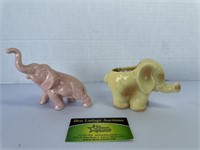 Ceramic Elephant Figures