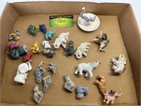 Small elephant figures