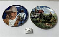 Alan Jackson & John Deere Decorative Plates