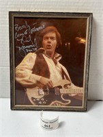 Neil Diamond Autographed Framed Picture