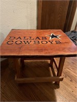 Dallas Cowboys Wooden Engraved Table