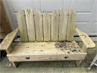 Wooden Bench -4 1/2" Ft